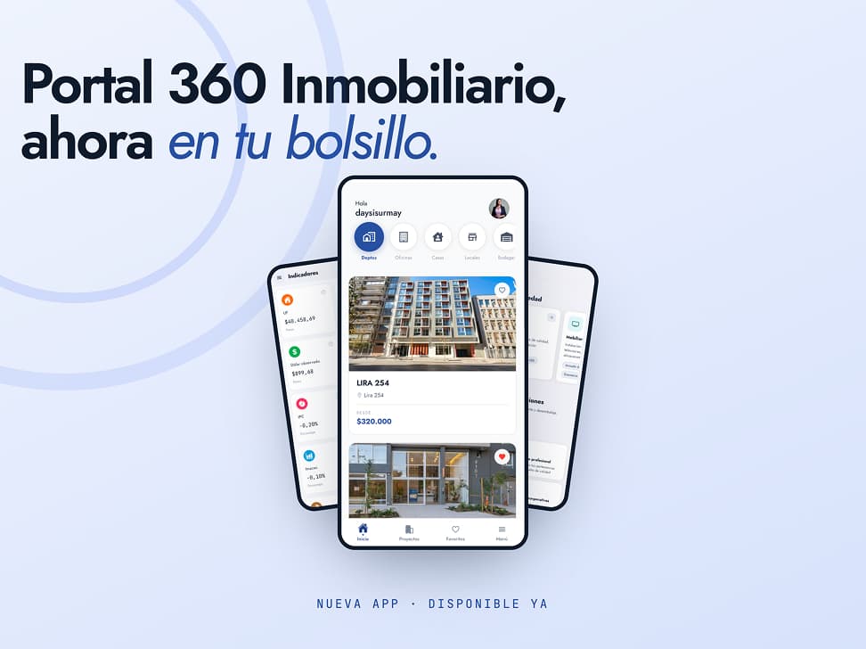 Portal 360 Inmobiliario lanza su nueva app para buscar propiedades, gestionar inversiones y resolver dudas con IA